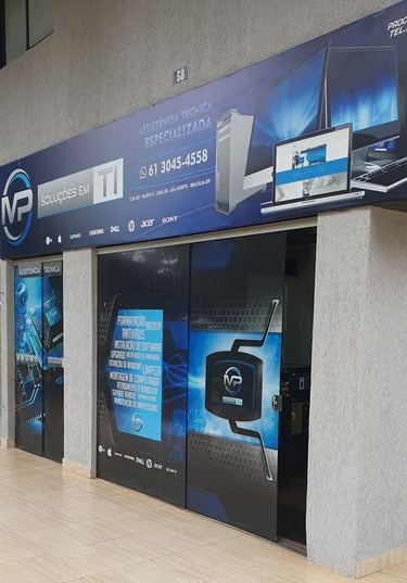 Fachada da MP Soluções em TI